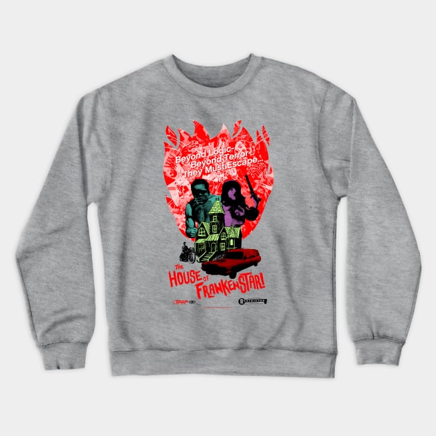 the House of Frankenstar Crewneck Sweatshirt by GiMETZCO!